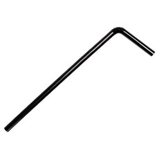 해피팩 자바라 블랙 빨대 7x210mm, 8000개입, 1개