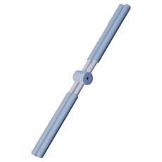 Celiving 瑜珈姿勢矯正平衡十字伸展棒, 1個, 藍色