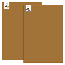 조앤제이 초간편 잘라쓰는 다용도 패딩 수선패치, 브라운, 2개