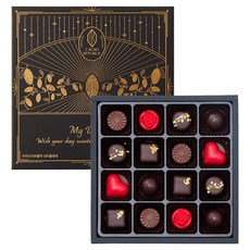 cacaorepublic Nuttie Pleasure 巧克力16入禮盒, 1套, 160g