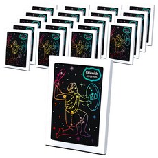 minhwashop 刮畫星座相框製作套組 獵戶座 S250059D, 混色, 20套