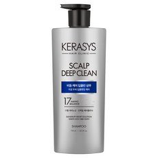 케라시스 두피 비듬케어 딥클린 쿨링 단백질 샴푸, 750ml, 1개