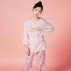 첨이첨이 아동용 HSC 7부 홈웨어 상의 + 하의 세트