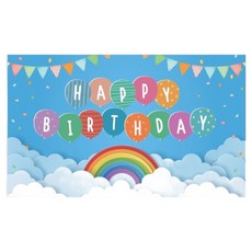 JN 生日派對橫幅, 混合顏色