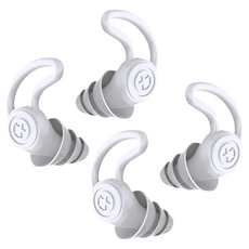 DK One 現代防噪音耳塞 白色 1.7 x 1.4 cm, 1個, 4入