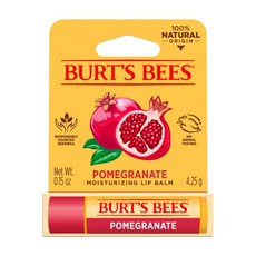 BURT'S BEES 台灣公司貨 保濕滋潤護唇膏, 4.25g, 1個, 石榴