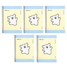 몰티즈 연습장, 스카이블루, 5개