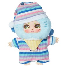 傑蒙 精品娃衣 15cm + 娃娃帽套組, 棉花糖藍, 1套