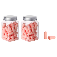 DK ONE 時尚防噪音耳塞 粉紅色 1.4 x 2.8 cm, 2個, 60入