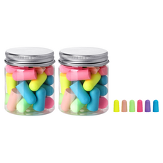 DK ONE 時尚防噪音耳塞 混色 1.4 x 2.8 cm, 2個, 10入