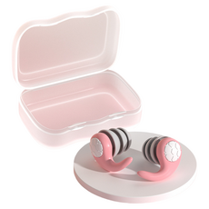 DK ONE 日常防噪音耳塞 粉紅色 S 1.9 x 1.5 cm, 1個, 2入