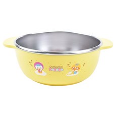 릴팡 뽀로로 피카부 논슬립 스텐 대접 PR6045, 혼합색상, 1개