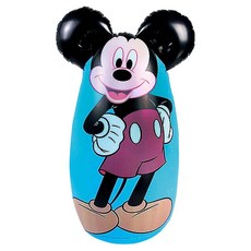 Disney 迪士尼 米奇不倒翁, 1個, 粉藍色