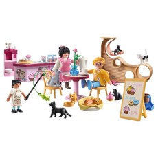 Playmobil 摩比人 貓咪咖啡廳公仔 71744, 1套