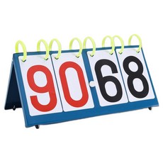 搏仕卡 運動多功能可折疊便攜式計分板, 四位數計分板, 1個