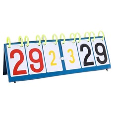 搏仕卡 運動多功能可折疊便攜式計分板, 六位數計分板, 1個