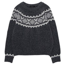 BURU N JUDY 女款提花北歐風針織衫 BORKPO512A