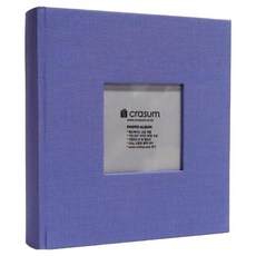 크래썸 5 x 7 포켓식 패브릭 사진앨범, 라벤더, 50매