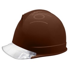 DONGMYUNG 高級款頭盔式安全帽 透明視窗, 棕色, 1個