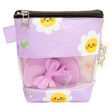 세맘스 방수 투명 TPU 약 파우치, 새싹 데이지