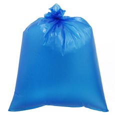생활미소 분리수거 평판 비닐봉투 파랑 100p, 30L, 1개