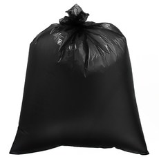 Life smile 垃圾分類平板塑膠袋 黑色, 100個, 30L