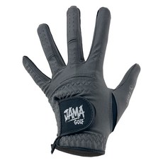 JAMA GOLF 男女通用塗鴉機能性高爾夫手套 左手用, 灰色, 1個