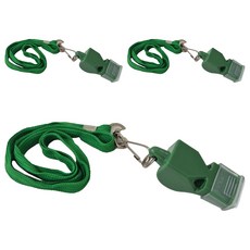 T렉스 컬러 휘슬 호루라기, 3개, 진그린