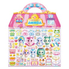 프린세스 캐치티니핑 입체가방스티커 스파하우스, 도티도그