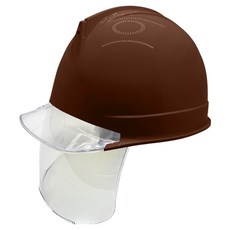 DONGMYUNG 高級款透明護目鏡安全帽 透明面罩, 棕色, 1個