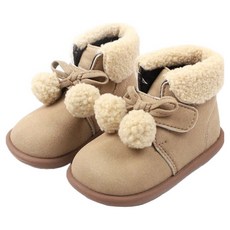 Lulushu 兒童可可球毛靴 DW173