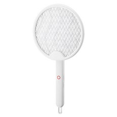 BANGJIASHI 兩用電蚊拍 滅蚊燈/電蚊拍 可掛可立 USB充電紫外光滅蚊, 白色