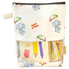 semoms 防水透明TPU尿布袋 直立式, 艾莉飛翔