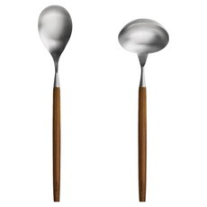 드부아 아벨리아 조리도구 2종세트, 혼합색상, 1세트, 볶음스푼 + 국자 대
