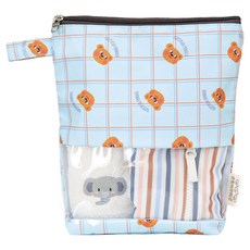 semoms 防水透明TPU尿布收納袋 直式, 夢幻藍