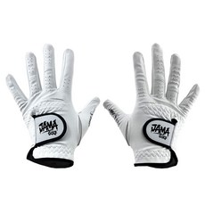 JAMA GOLF 塗鴉風機能性高爾夫手套 雙手穿戴組, 白色, 1套