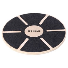 스포홀릭 자작나무 밸런스보드, 원목 + 검정