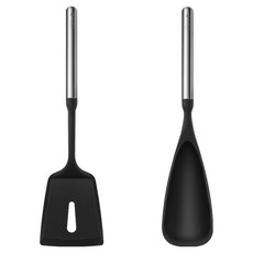 드부아 에클라 실리콘 조리도구 2종 세트, 혼합색상, 1세트, 뒤집개 + 멀티스푼