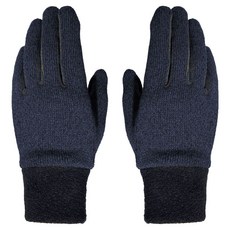 Grooveator Winter Touch 韓國製防寒冬季休閒觸控手套, 麻花海軍藍, 1套