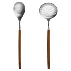 드부아 아벨리아 조리도구 2종세트, 혼합색상, 1세트, 볶음스푼 + 스키머