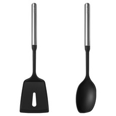 De Bois Eclat 矽膠廚具2件組, 混合顏色, 1套, 鍋鏟 + 炒匙