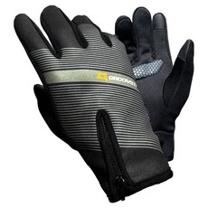 그루브스타 STR네오프렌 스마트폰터치 겨울레저 방한장갑, 블랙, 1세트