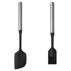 De Bois Eclat 矽膠廚具2件組, 混合顏色, 1套, 刮刀 + 刷子