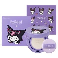 그린핑거포레스트 쿠로미 에디션 파데프리 톤업 선쿠션 SPF 50+ PA++++, 1개, 13g