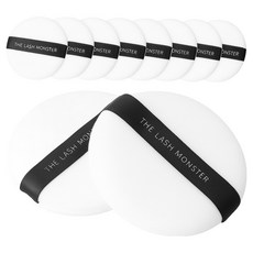 LaMon Lash Monster 柔軟氣墊化妝粉撲, 10個