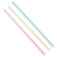 HAPPY PACK 一次性直式吸管 粉彩色 7 x 210 mm, 4個, 500入