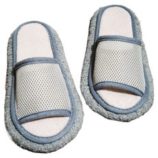 多功能清潔兩用拖鞋 S 220~240mm, 淺灰色, 1個