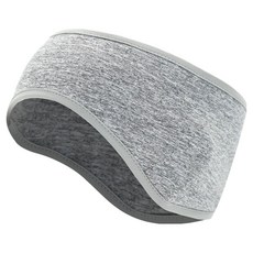 Mfini 男士運動頭帶 麻花紋網球髮帶, 淺麻灰色, 1個
