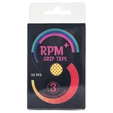 RPM Plus Grip 提拉保齡球中指無名指膠帶, 3號 黃色 + 紫色, 1個