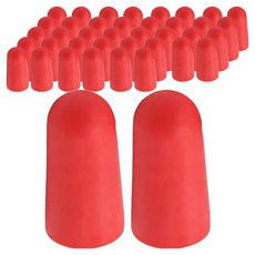 DK ONE 漂亮的防噪音耳塞 紅色B 1.4 x 2.8 cm, 20個, 2入